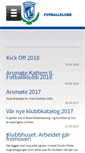 Mobile Screenshot of kattem-fotball.no